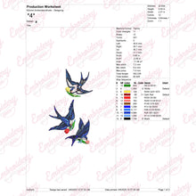 Beautiful Bird Embroidery Design