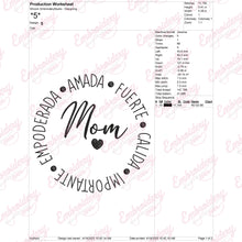 Cute Mom Embroidery Design