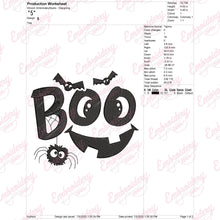 Halloween Boo Costume Embroidery Design