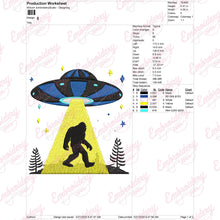 Sasquatch Bigfoot Embroidery Design