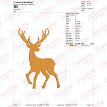 Deer Machine Embroidery Design
