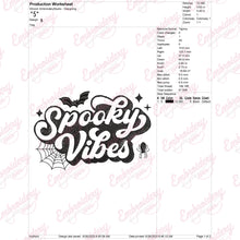 Spooky Vibes Halloween Embroidery Design