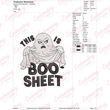 This is Some Boo Sheet Halloween Embroidery Design