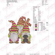 Easter Gnome Embroidery Design