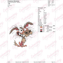 Whimsical Crazy Dog Machine Embroidery Design