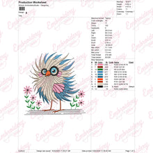 The Blossom Bird Embroidery Design