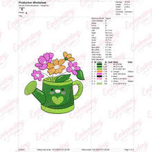 Gardening Embroidery Design