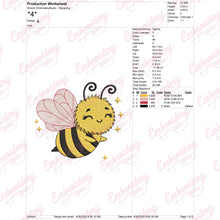 Bumble Bee Machine Embroidery Desig