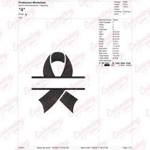 Custom Breast Cancer Awareness Embroidery Design