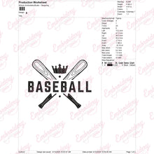 Baseball Team Embroidery Design