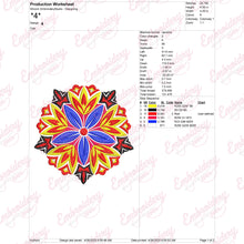 Mandala Embroidery Art Design