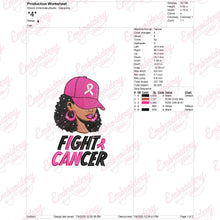 Fight Breast Cancer Embroidery Design