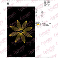 Celtic Inspired Floral Embroidery Design
