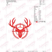 Hunting Logo Embroidery Design