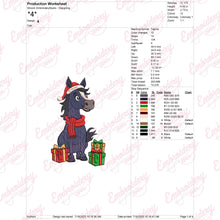 Christmas Horse Embroidery Design