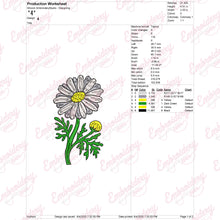 Daisy Bouquet Embroidery Design