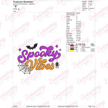 Spooky Vibes Happy Halloween Embroidery Design