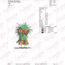 Lively Crazy Bird Machine Embroidery Design