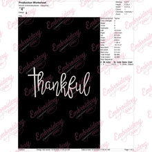 Thankful Thanksgiving Embroidery Design