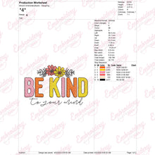 Be KInd Positive Machine Embroidery Design