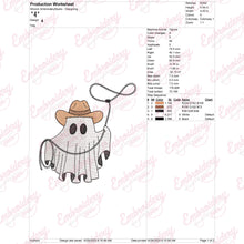 Halloween Boo Haw Ghost Embroidery Design