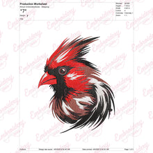 Red Cardinal Bird Embroidery Design Nature Inspired Stitch Art