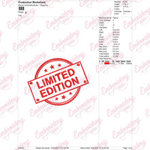 Limited Edition Stamp Embroidery Design