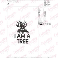 Halloween Spooky Tree Embroidery Design