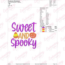Sweet And Spooky Halloween Embroidery Design