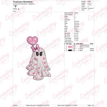 Halloween Love Be My Boo Embroidery Design