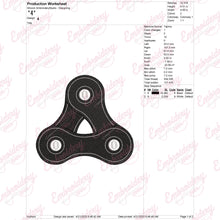 Bike Chain Embroidery Design
