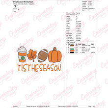 Tis The Season Embroidery Design For Fall Fun