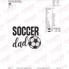 Soccer Dad Embroidery Design