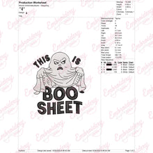 This is Some Boo Sheet Halloween Embroidery Design