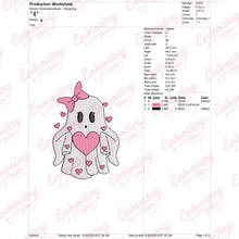 Halloween Ghost Be My Boo Embroidery Design