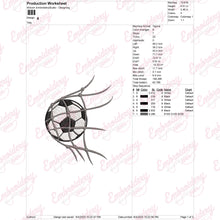 Ultimate Soccer Ball Embroidery Design