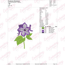 Floral Azalea Embroidery Design
