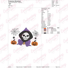 Spooky Halloween Machine Embroidery Design