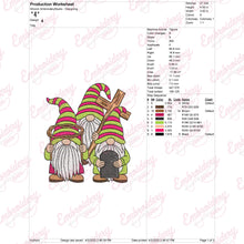 Easter Gnome Embroidery Design