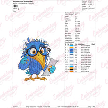 Crazy Bird Embroidery Design