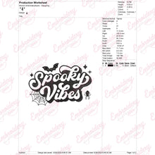 Spooky Vibes Halloween Embroidery Design