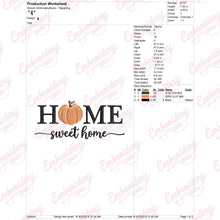 Home Sweet Home Embroidery Design