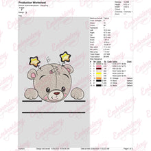 Teddy Bear Embroidery Design