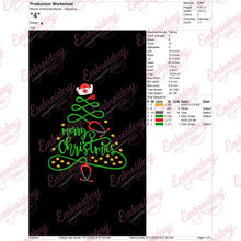 Stethoscope Nurse Christmas Tree Free Digital Embroidery Design | Instant & Free Download