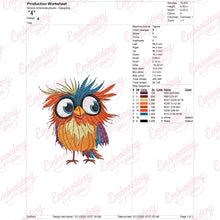 Creative Crazy Bird Embroidery Machine File