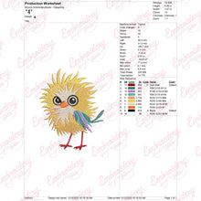 Crazy Bird Embroidery File Instant Download