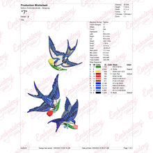 Beautiful Bird Embroidery Design