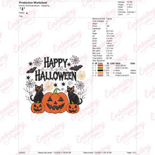 Happy Halloween A Spooky Celebration Embroidery Design