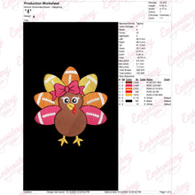 Football Turkey Balls Thanksgiving Embroidery Design