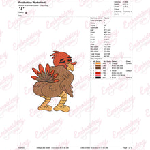 Turkey's Best Move Thanksgiving Embroidery Design